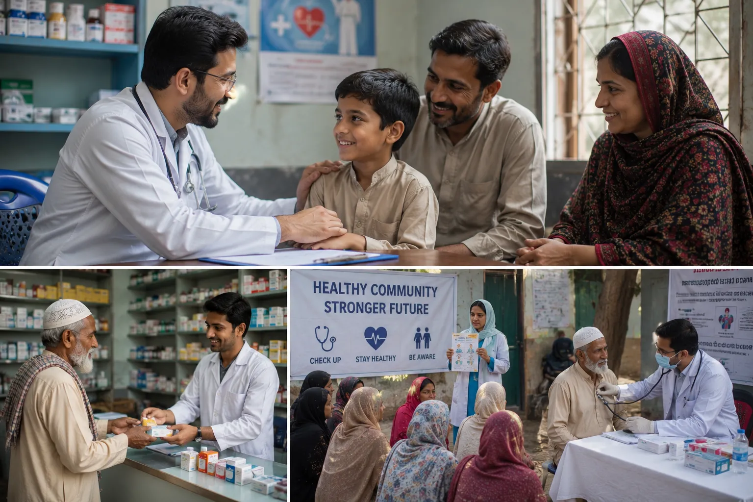 Healthcare support for underserved communities