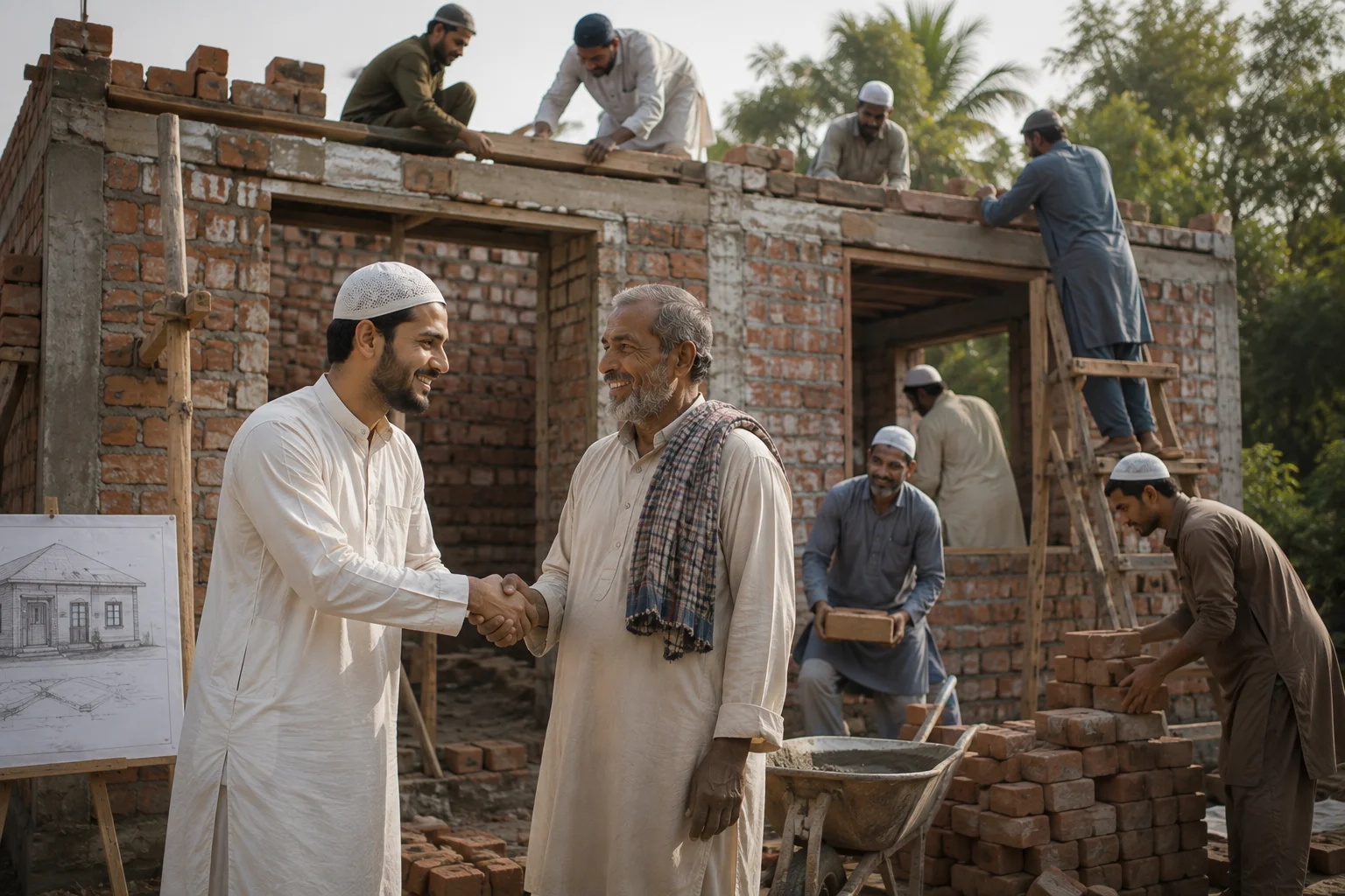 Student receiving education support